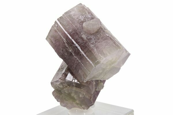 Purple twinned aragonite crystals from Spain